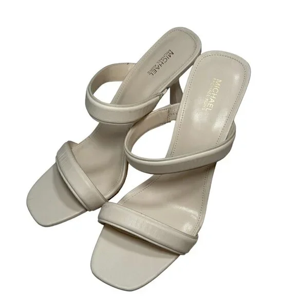 Michael Michael Kors Women Double Strap Slide Sandals Clara Size US 10 New - Picture 4 of 6